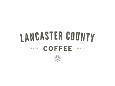 LCC - Option branding coffee dutch illustration lancaster logo
