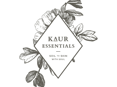 KE Unused 🌿 brand concept floral logo
