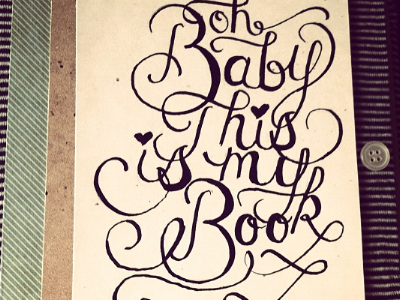 Baby book project.