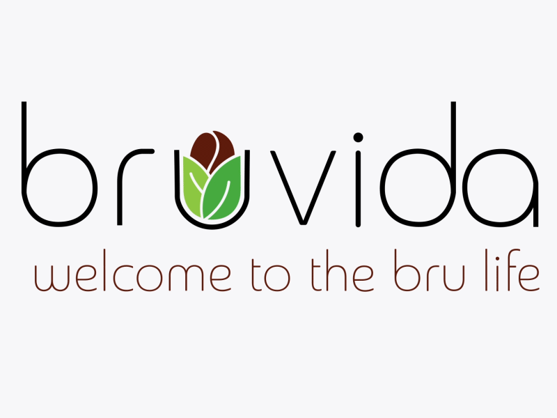 Bruvida Logo animation bruvida coffee creative logo motion tea