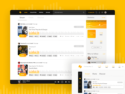 Musicoin streaming app interaction design music music streaming musicoin sketchapp streaming app user experience user interface webapp