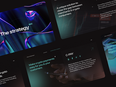 Crypto Presentation design illustration presentation ui website