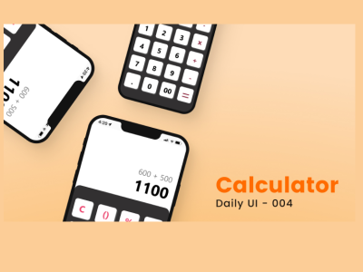 Daily UI Challenge - 004 - Calculator