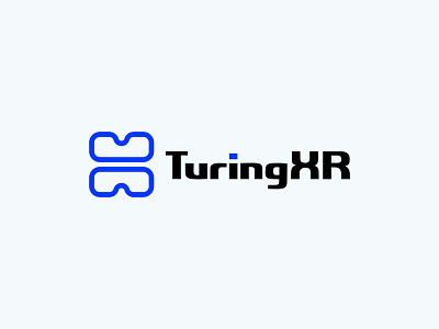 Logo Design for Turing XR branding entertainment gaming logo logodesign logomaker playstation technology virtual reality vr goggle