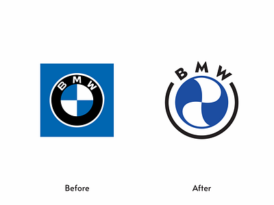 BMW - logo REDESIGN concept automotive bmw branding car logo concept logo motor sports redesign sports car