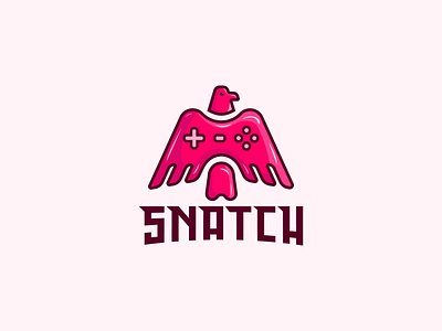 SNATCH - gaming logo computer eagle esports game pad gaming internet logo logodesign technology