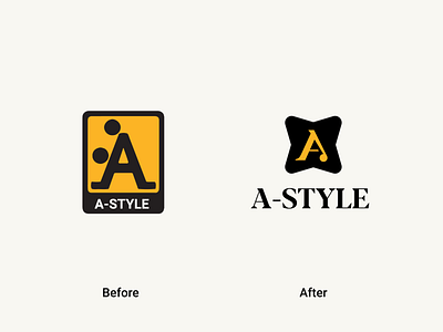 A-STYLE logo redesign concept branding concept logo logodesign logomaker redesign