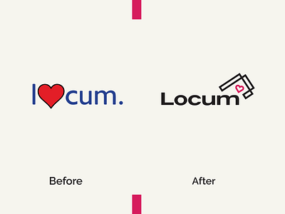 "Locum" logo redesign concept branding building logo logodesign logomaker management property real estate redesign