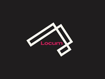 "Locum" logo redesign concept architecture building house logo logotype real estate redesign