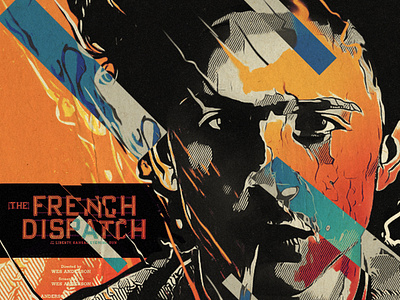 Zeffirelli french dispatch portrait poster texture wes anderson