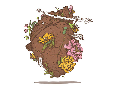Sagitta bluebell create flowers heart iamhateart illustration inspire peony plumage roses theretuses wood