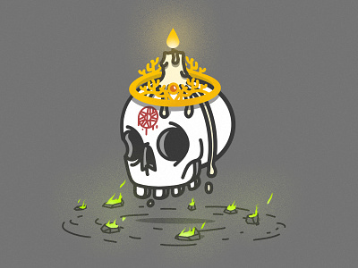 Loras burn fun game of thrones got iamhateart illustration cartoon skull wildfire winter is here