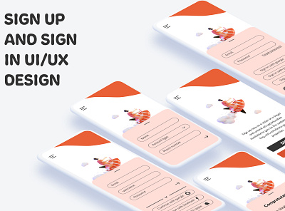 sign up/sign in ui/ux design design mobile design sign up ui design ui ui design uiux design ux web uiux website design
