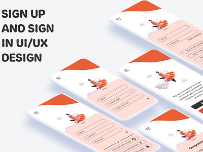 sign up/sign in ui/ux design