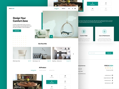Percacash - Furniture Store Web Design