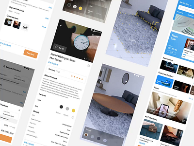 AR e-commmerce animation app ar augmented reality design ecommence product design ui ux