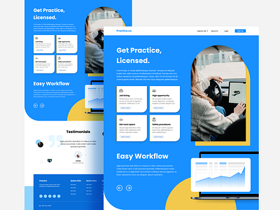 Work licensing - Landing Page