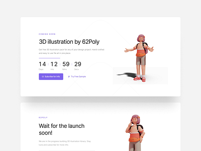 Cooking some poly 3d 3d library app branding character illustration product design ui ux web design website