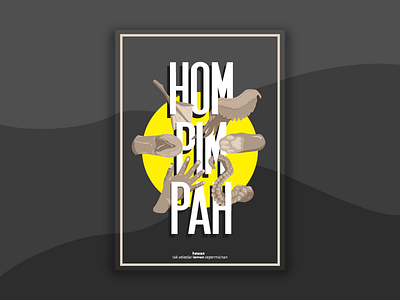 Hompimpah ads animal caution design humanity illustration poster