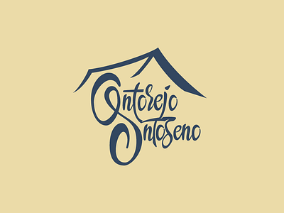 Ontorejo Ontoseno Logo book branding brush design font hotel house illustration logo service typography villa