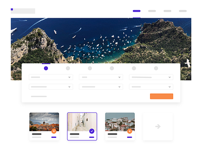 Travel Website app booking destination flight hotel package tour travel ui ux vacation website