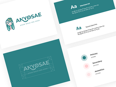 Anyosae Brand Kit brand branding branding design custom identity kit logo typography