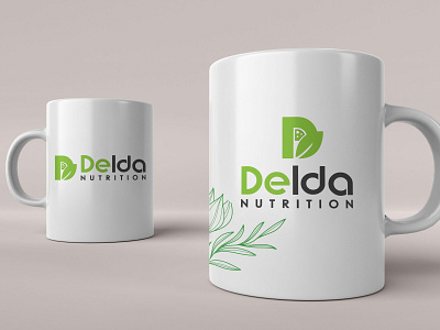 Delda Nutrition graphic design illustration logo