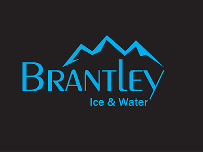 water and ice company logo