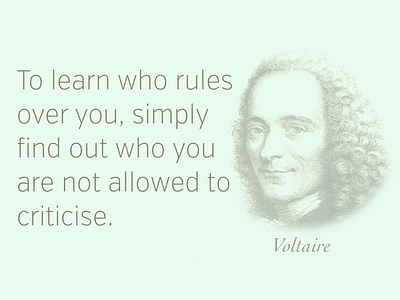 Who rules you? cochin type verb condensed extra light voltaire