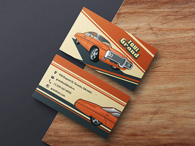 Taxi business card