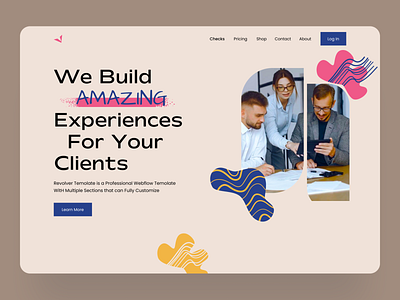 Website design for digital agency