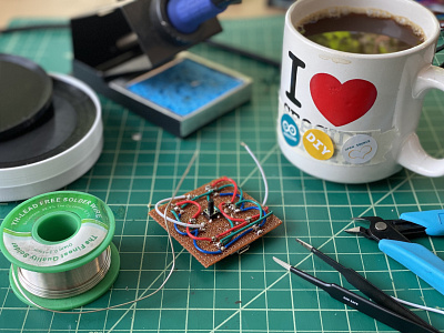 Version 2 of the Smart Coaster electronics hardware industrial design open source hardware product design programming soldering