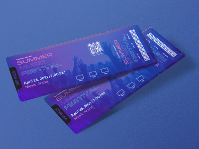 Event Ticket Design design event ticket graphic design mockup design ticket design