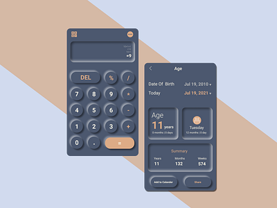 Calculator #DailyUI 004