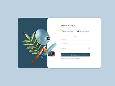 Sign Up Page create account daily ui design figma registration sign in sign in ui ui ux website