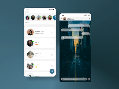 Direct Messaging - Daily UI #13 app clear daily ui daily ui 13 design direct message dm figma graphic design message messanger messanger app minimal ui ux