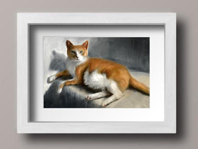 The Orange Cat art digital art digital painting drawing hand drawn illustration