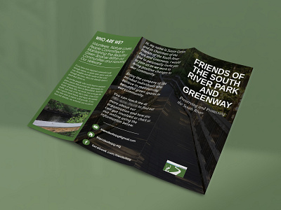 Environmental Non Profit Tri-Fold Brochure branding brochure brochure design copywriting design marketing