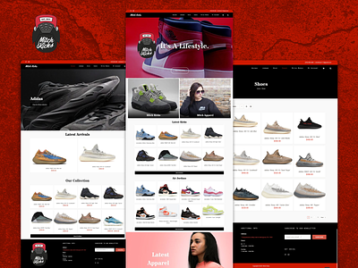 Mitch Kicks athletic branding design shoes sneakers ui