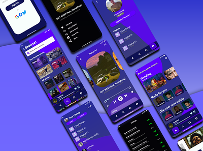 Concept music application amazon music app apple apple music logo mobile music spotify ux wynk