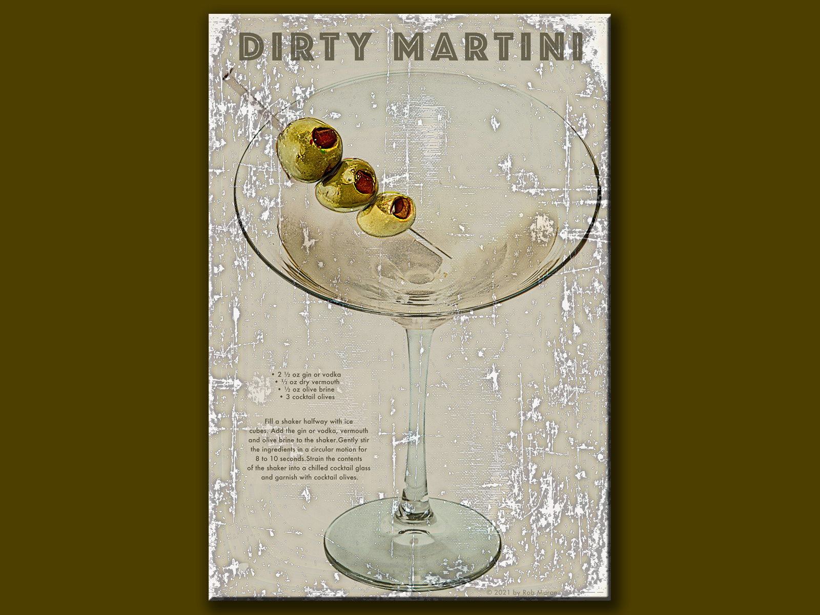 Dirty Martini by Rob Maran on Dribbble