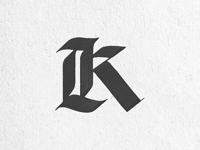 Letra K 2021 36daysoftype calligraphy hand lettering handlettering lettering type