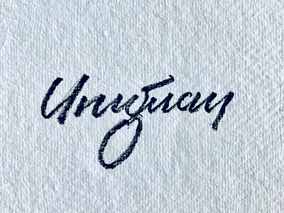 Uruguay fudenosuke handlettering lettering tombow uruguay