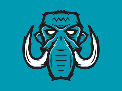 Mammoth Mascot brand design illustration logo mascot sports vector