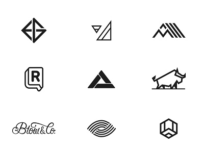 Marks Part 03 brand branding design icons illustration logo mark minimal vector