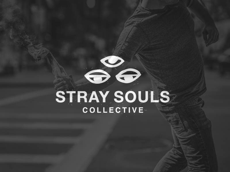 Stray Souls Branding brand design letterforms logo negative space type typography wordmark