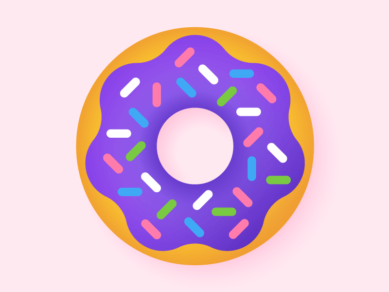 Donut donut icon illustration snack vector