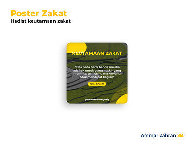 Poster Zakat ammar zahran design idn idn boarding school illustration indonesia logo mobile login desain poster simple design ui