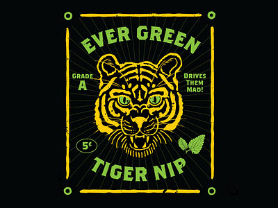 Tiger Nip design illustration