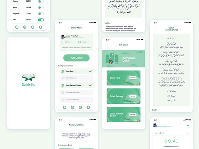 Dzikir App UI Design